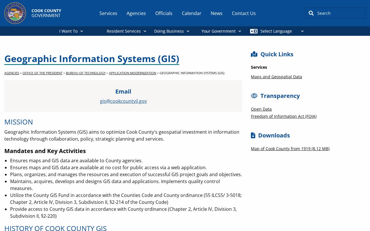 Cook County residents directory GIS agency source